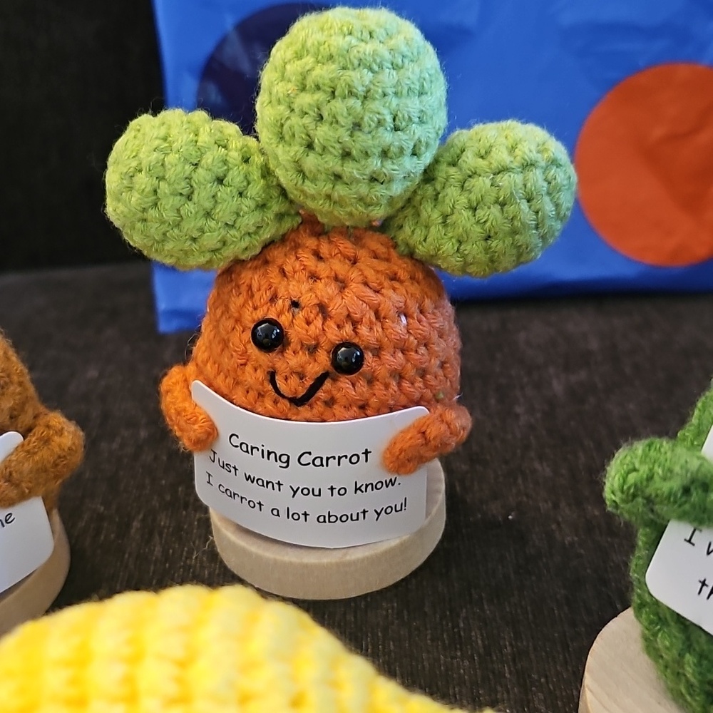 Cheerspace Handmade Crochet Fruit & Veggie Amigurumi Set - Multicolor - Picture 8 of 10